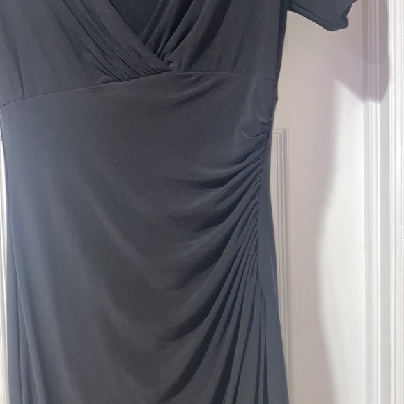 RALPH LAUREN Black Short Sleeve Dress - SIZE 8 - Picture 5 of 8